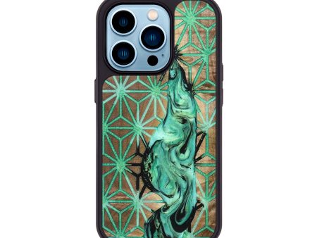 iPhone 14 Pro Wood+Resin Phone Case - Kristopher (Pattern, 692741) Cheap