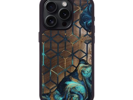 iPhone 15 Pro Wood+Resin Phone Case - Carroll (Pattern, 692915) Discount