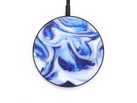 Circle ResinArt Wireless Charger - Annika (Blue, 691847) Discount