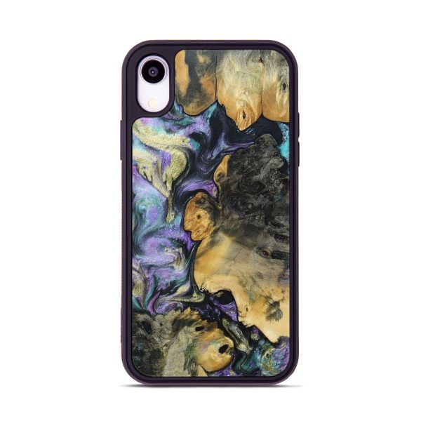 iPhone Xr Wood+Resin Phone Case - Lewis (Mosaic, 692014) Fashion