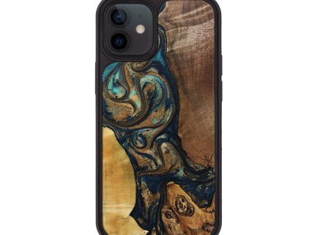 iPhone 12 Wood+Resin Phone Case - Lawrence (Mosaic, 692090) Fashion