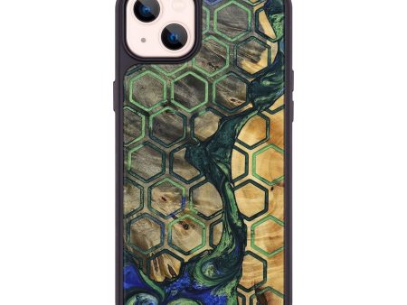 iPhone 14 Plus Wood+Resin Phone Case - Luann (Pattern, 693899) Cheap