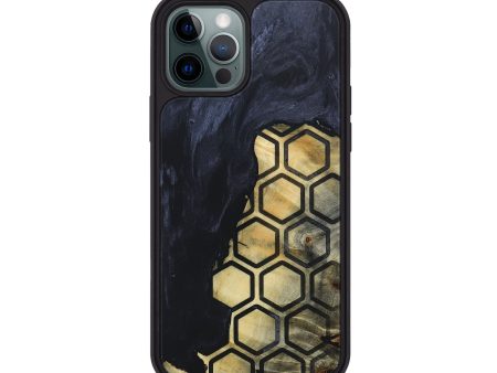 iPhone 12 Pro Wood+Resin Phone Case - Valerie (Pattern, 690087) Discount