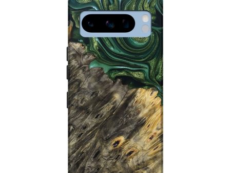 Pixel 8 Pro Wood+Resin Live Edge Phone Case - Peyton (Green, 691750) Sale