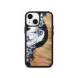 iPhone 13 mini Wood+Resin Phone Case - Ayden (Black & White, 689839) Discount