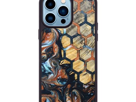 iPhone 14 Pro Max Wood+Resin Phone Case - Aisha (Pattern, 693683) For Discount