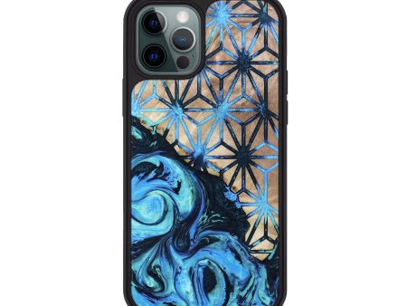 iPhone 12 Pro Wood+Resin Phone Case - Mathew (Pattern, 692910) Discount