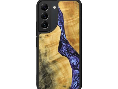 Galaxy S22 Wood+Resin Phone Case - Desmond (Purple, 692642) Cheap