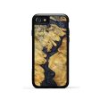 iPhone SE Wood+Resin Phone Case - Caleb (Pure Black, 693511) Online Sale