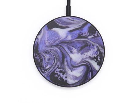 Circle ResinArt Wireless Charger - Joanne (Purple, 691842) For Cheap