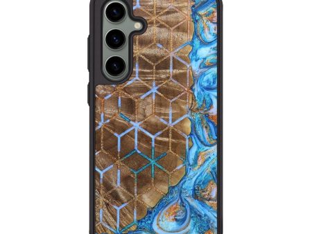 Galaxy S24 Plus Wood+Resin Phone Case - Alicia (Pattern, 691951) Hot on Sale