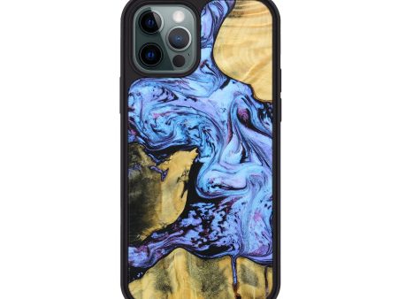 iPhone 12 Pro Wood+Resin Phone Case - Nikita (Mosaic, 692202) For Cheap