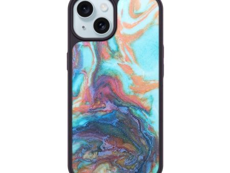 iPhone 15 ResinArt Phone Case - Paulette (Watercolor, 693717) Sale