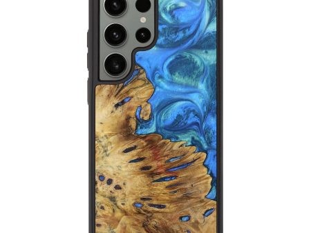 Galaxy S23 Ultra Wood+Resin Phone Case - Catalina (Blue, 690144) Hot on Sale