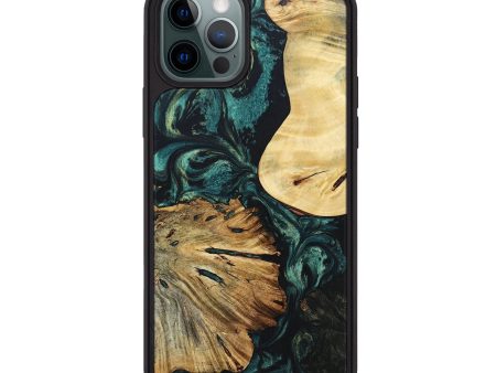 iPhone 12 Pro Max Wood+Resin Phone Case - Hattie (Mosaic, 691949) Supply