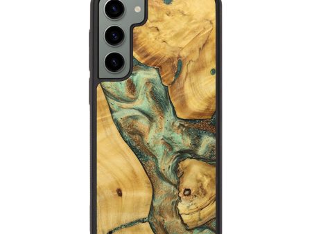 Galaxy S23 Plus Wood+Resin Phone Case - Emely (Mosaic, 692083) Online now