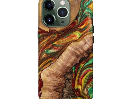 iPhone 13 Pro Wood+Resin Live Edge Phone Case - Angelica (Reggae, 689498) Hot on Sale