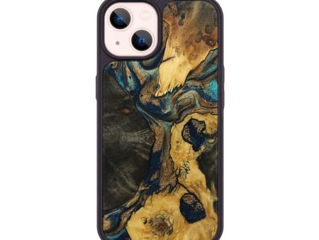 iPhone 14 Wood+Resin Phone Case - Sabrina (Mosaic, 692093) Online Hot Sale