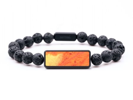 Lava Bead ResinArt Bracelet - Asia (Fire & Ice, 693637) For Sale