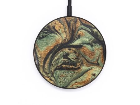 Circle ResinArt Wireless Charger - Alexis (Green, 691866) Sale