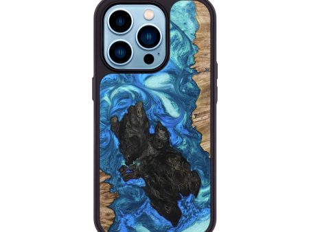 iPhone 14 Pro Wood+Resin Phone Case - Aidan (Mosaic, 690111) Discount