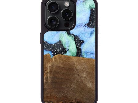 iPhone 15 Pro Wood+Resin Phone Case - Braydon (Cosmos, 692171) For Cheap