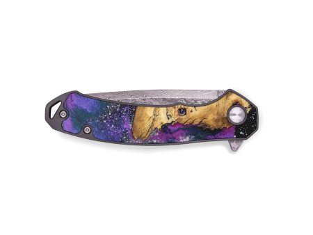 EDC Wood+Resin Pocket Knife - Deborah (Cosmos, 691422) Online Sale