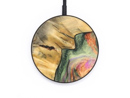 Circle Wood+Resin Wireless Charger - Zuri (Green, 689900) Online