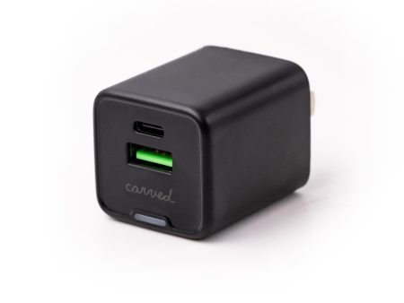 Carved Quick Charge 3.0 USB + USB-C 30W Wall Plug Cheap