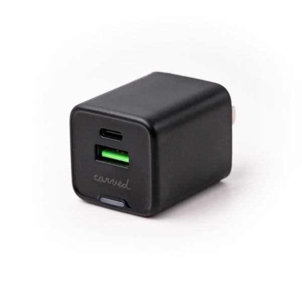 Carved Quick Charge 3.0 USB + USB-C 30W Wall Plug Cheap