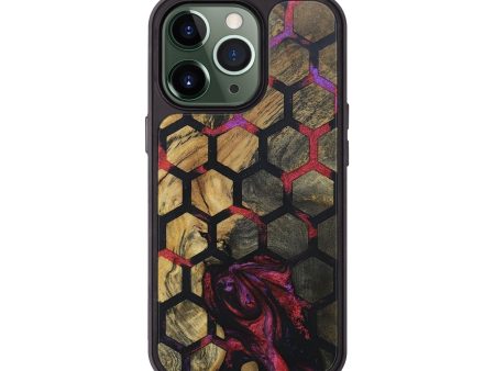 iPhone 13 Pro Wood+Resin Phone Case - Heaven (Pattern, 692019) Fashion