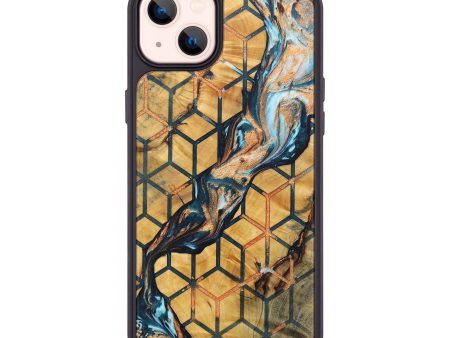 iPhone 14 Plus Wood+Resin Phone Case - Marie (Pattern, 693775) For Sale