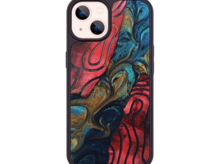 iPhone 14 Wood+Resin Phone Case - Archie (Pattern, 694138) on Sale