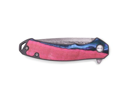 EDC Wood+Resin Pocket Knife - Sadie (Purple, 691803) Supply