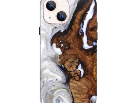 iPhone 13 Wood+Resin Live Edge Phone Case - Bob (Black & White, 693575) Hot on Sale