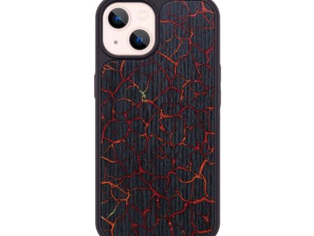 iPhone 14 Wood+Resin Phone Case - Salvatore (Fire & Ice, 693185) Cheap