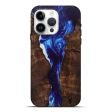 iPhone 15 Pro Max Wood+Resin Live Edge Phone Case - Chris (Blue, 693571) Online Sale