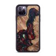 iPhone 11 Pro Max Wood+Resin Phone Case - Aubree (Red, 693789) Sale