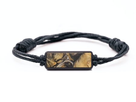 Classic Wood+Resin Bracelet - Tate (Black & White, 688707) Online Sale