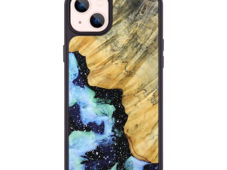 iPhone 14 Plus Wood+Resin Phone Case - Keisha (Cosmos, 692937) on Sale