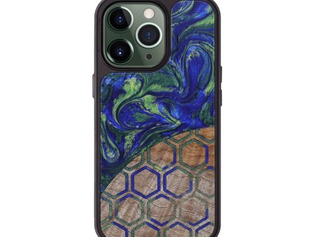 iPhone 13 Pro Wood+Resin Phone Case - Jessie (Pattern, 691621) on Sale