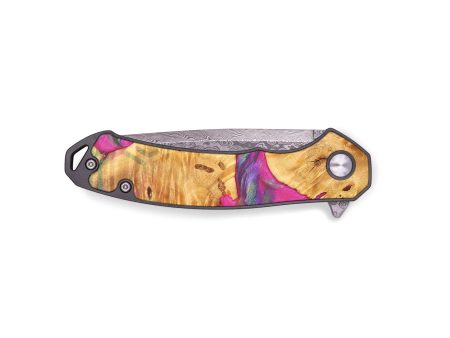 EDC Wood+Resin Pocket Knife - Aisha (Pattern, 691398) Hot on Sale