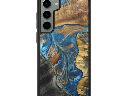 Galaxy S23 Plus Wood+Resin Phone Case - Aspen (Watercolor, 688985) For Discount