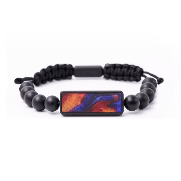 Onyx Bead ResinArt Bracelet - Dylan (Fire & Ice, 693620) Online