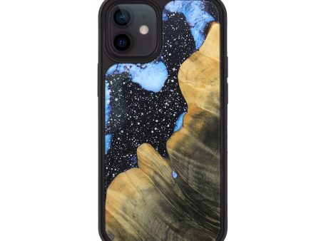 iPhone 12 Wood+Resin Phone Case - Melba (Cosmos, 692494) For Discount