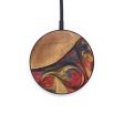 Circle Wood+Resin Wireless Charger - Sharyn (Red, 689913) Online Sale