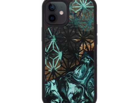 iPhone 12 Wood+Resin Phone Case - Joe (Pattern, 692179) Online now