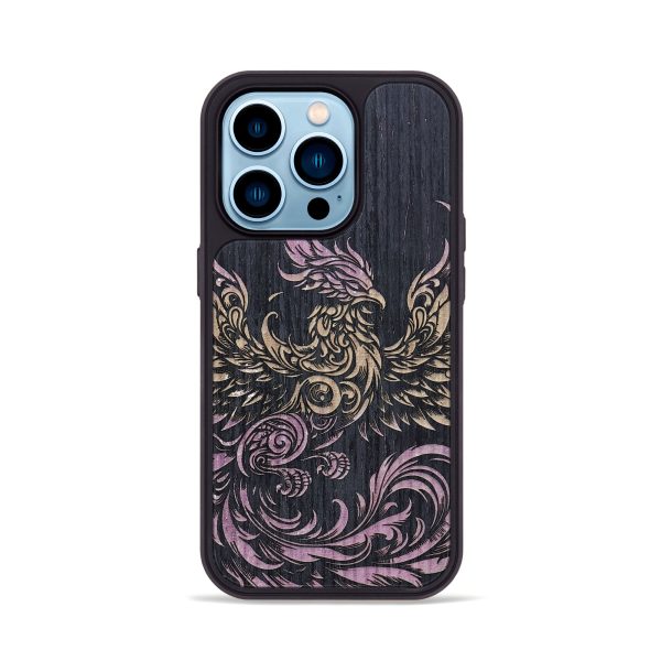 iPhone 14 Pro Wood+Resin Phone Case - Alma (Fire & Ice, 694128) Online