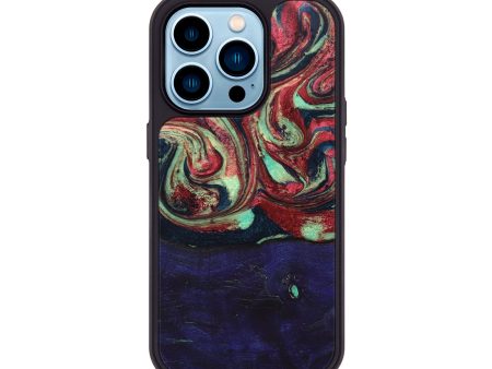 iPhone 14 Pro Wood+Resin Phone Case - Jocelyn (Reggae, 689511) Online