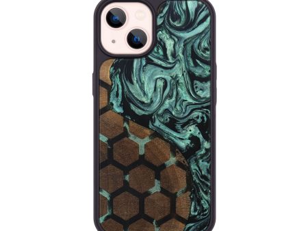 iPhone 14 Wood+Resin Phone Case - Elias (Pattern, 691952) Sale